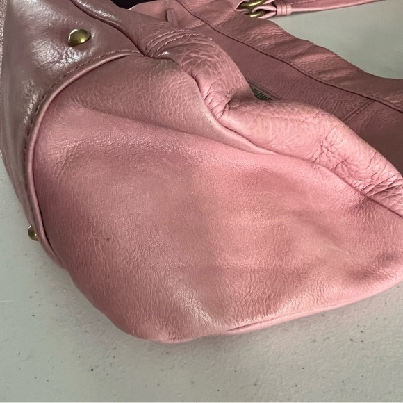 American Leather Co. Java Double Handle Shopper Pink - Picture 6 of 16